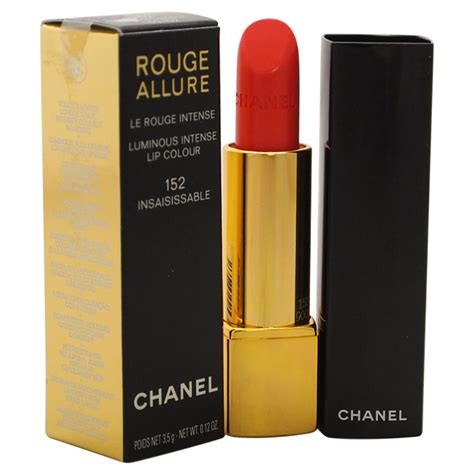 chanel insaisissable 152 rouge allure lipstick|Rouge Allure Luminous Intense Lip Color .